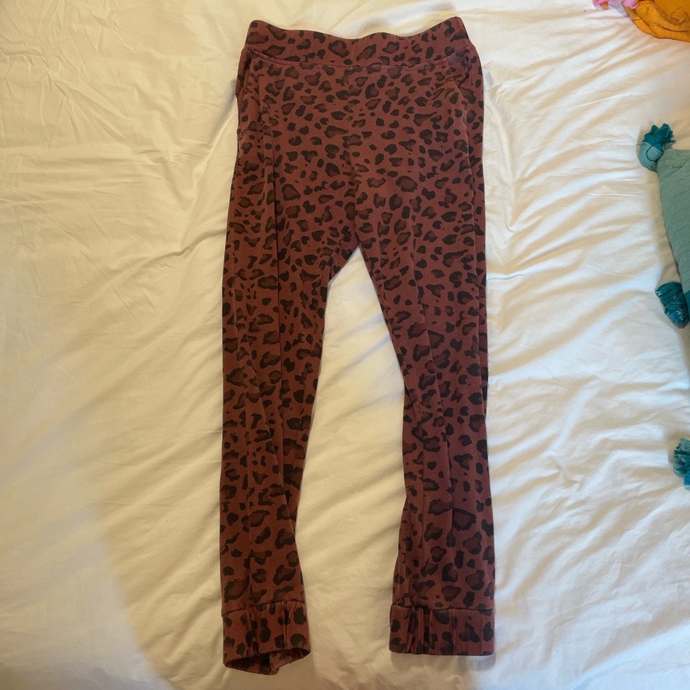Sundry cheetah print joggers. Size 0
